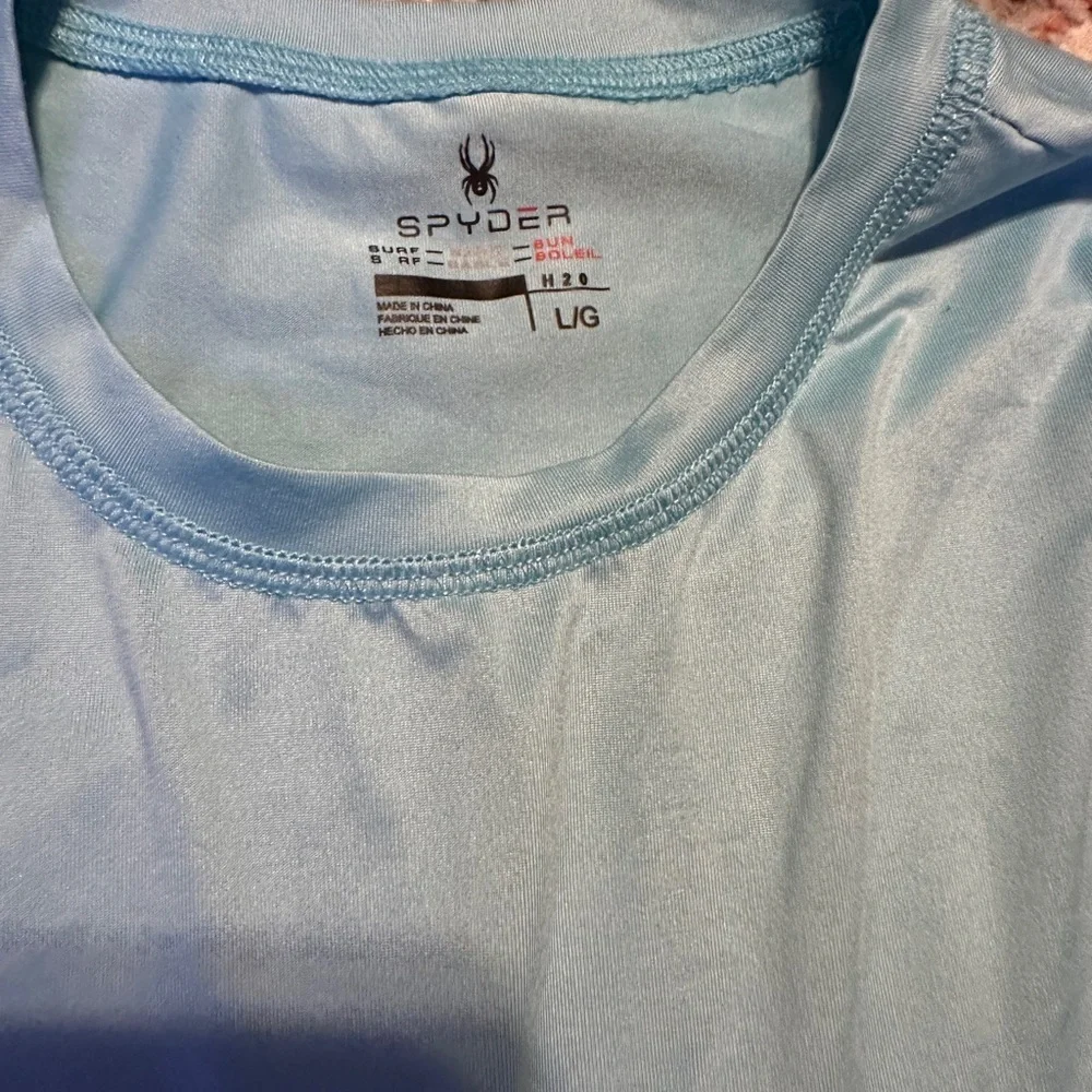 Spyder Sky Blue Performance Tee